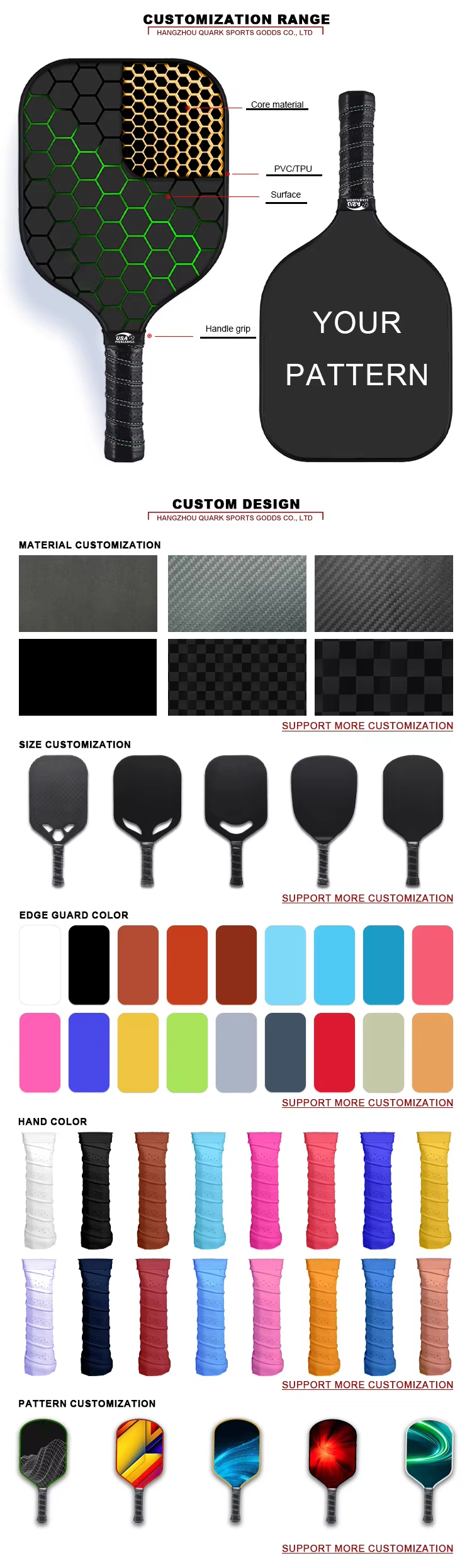 Pickleball paddles